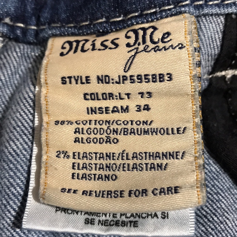 MISS ME Signature Boot Jeans size 27 - Picture 12 of 13